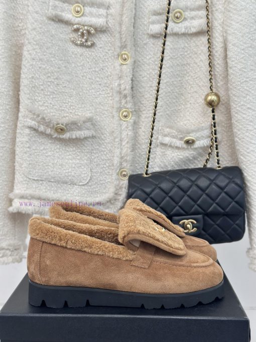 Chanel | Chanel Classic backpack buckle flip coverThick soled hairy shoes Le Fu shoesI can'toamnfas1 - Image 2