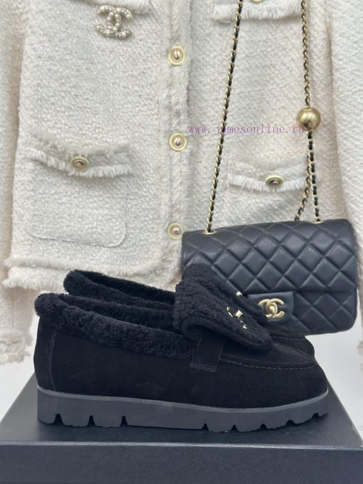 Chanel | Chanel Classic backpack buckle flip coverThick soled hairy shoes Le Fu shoesI can'tq0v84j3h