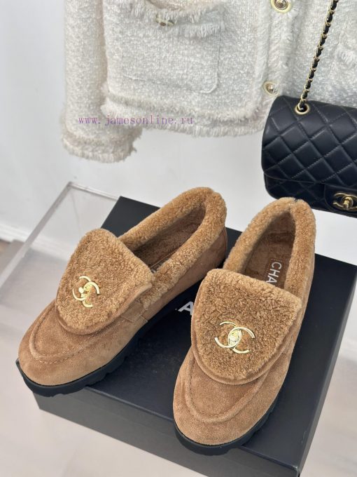 Chanel | Chanel Classic backpack buckle flip coverThick soled hairy shoes Le Fu shoesI can'toamnfas1 - Image 3