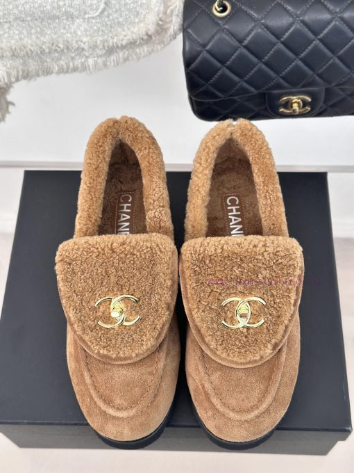 Chanel | Chanel Classic backpack buckle flip coverThick soled hairy shoes Le Fu shoesI can'toamnfas1 - Image 5