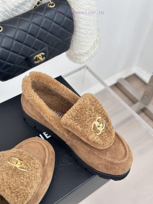 Chanel | Chanel Classic backpack buckle flip coverThick soled hairy shoes Le Fu shoesI can'toamnfas1 - Image 6