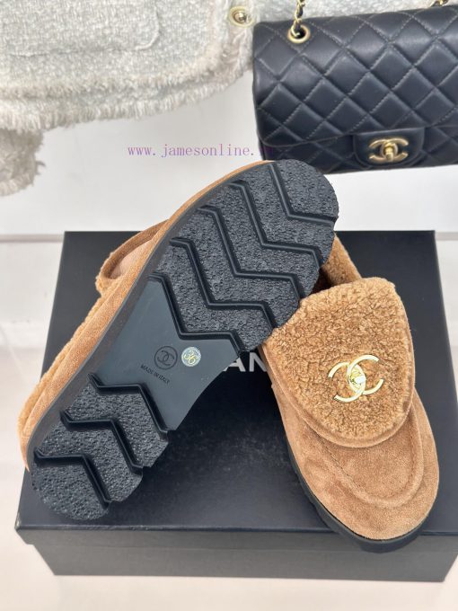 Chanel | Chanel Classic backpack buckle flip coverThick soled hairy shoes Le Fu shoesI can'toamnfas1 - Image 10