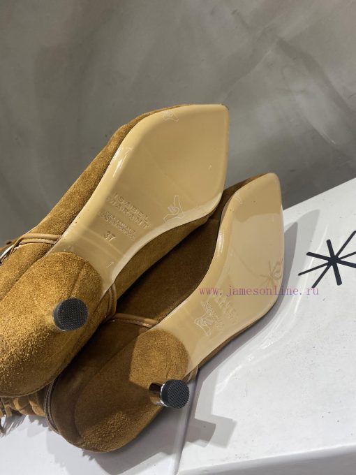 ISABEL MARANT Autumn/Winter Retro Pointed Heterosexual Heel Boots Short BootsWestern style bm9fcg89i - Image 10