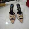 Saint Laurent fine heeled YSL sandals in early spring 2025 synchronized YSL decoration class8nh50ka4