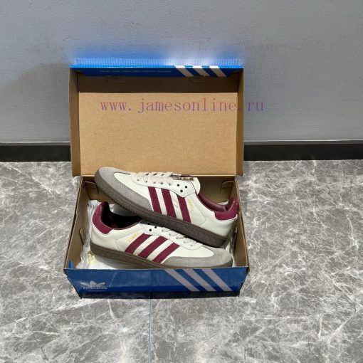 Top Adidas originals SAMBA OG low cut burgundy Samba was born on the field and has now becomuvpva9ap - Image 7