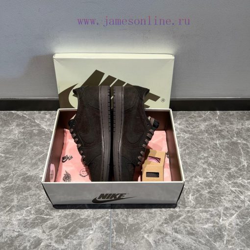Top of the line Travis Scott x Jordan Air Jordan 1 Low OG "Velvet Brown" Velvet Mocha Hook 9jdr9isqk - Image 8