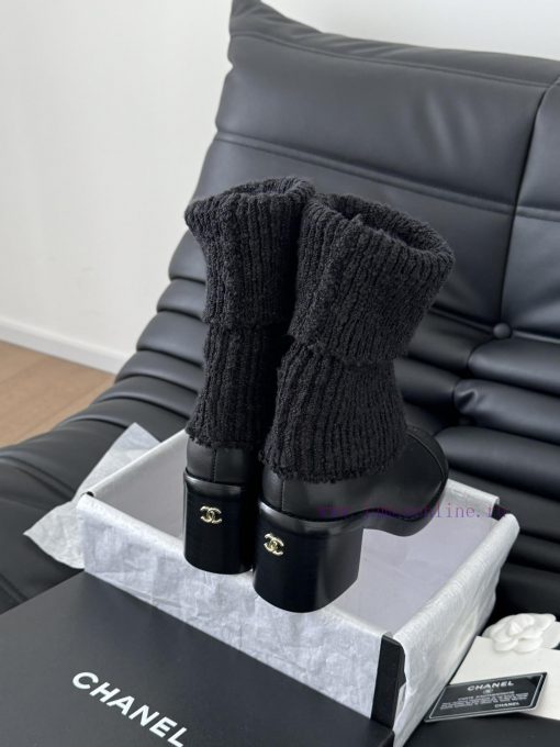 Chanel 24K new socks and bootsThese socks and boots really look good at first glancePut on a9wnenhcd - Image 4