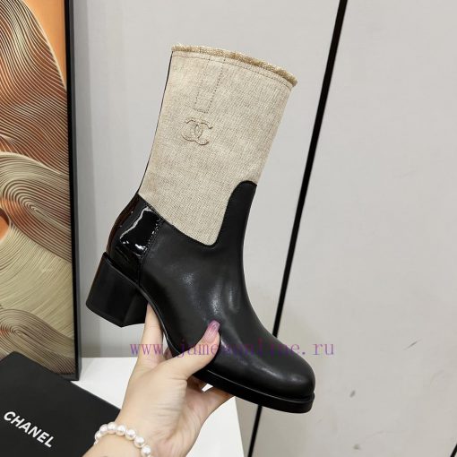 Chanel, Chanel 2024b autumn and winter boots, a must-have item for this season's autumn and m33hq9gg - Image 2