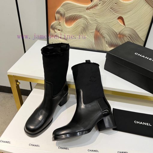 Chanel, Chanel 2024b autumn and winter boots, a must-have item for this season's autumn and 4zmhg6i0 - Image 5