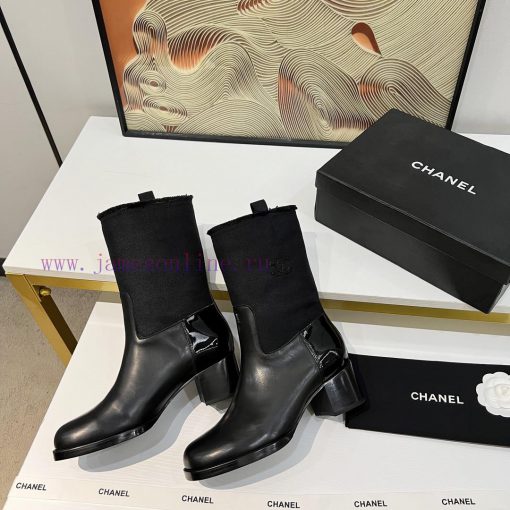 Chanel, Chanel 2024b autumn and winter boots, a must-have item for this season's autumn and 4zmhg6i0 - Image 8