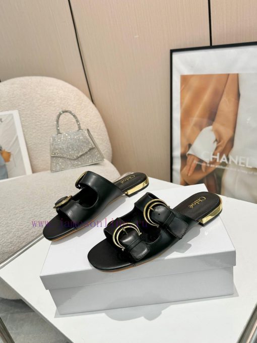 Chloe new style, cowhide fabric, sheepskin lining, sizes 35-43, leather sole plus 307kda8pe0 - Image 2