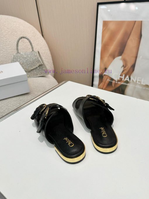 Chloe new style, cowhide fabric, sheepskin lining, sizes 35-43, leather sole plus 307kda8pe0 - Image 7
