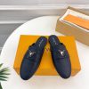 LV 2024 Early Autumn New Top Edition, featuring LV CAPRI flat bottomed open heel loafers and7bobmx0a