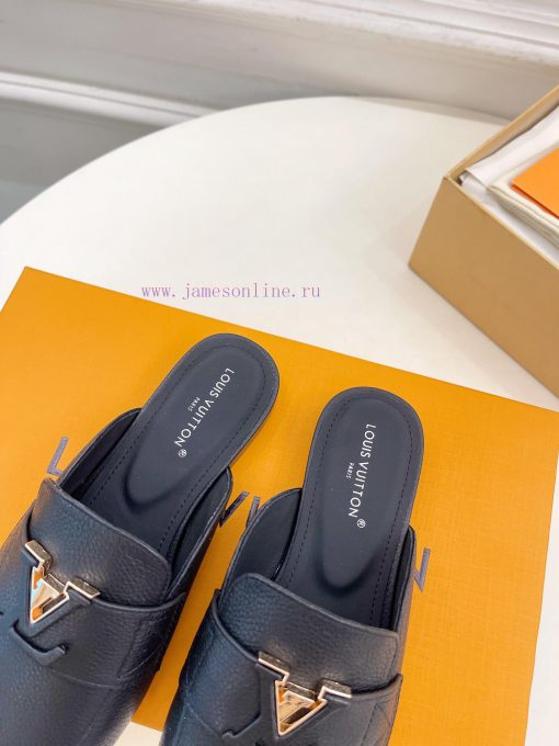 LV 2024 Early Autumn New Top Edition, featuring LV CAPRI flat bottomed open heel loafers and7bobmx0a - Image 9