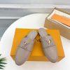 LV 2024 Early Autumn New Top Edition, featuring LV CAPRI flat bottomed open heel loafers andmwnevsv0