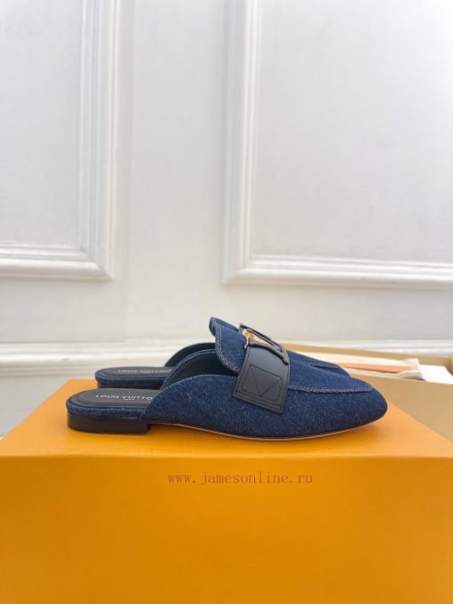 LV 2024 Early Autumn New Top Edition, featuring LV CAPRI flat bottomed open heel loafers andxdwf865o - Image 5