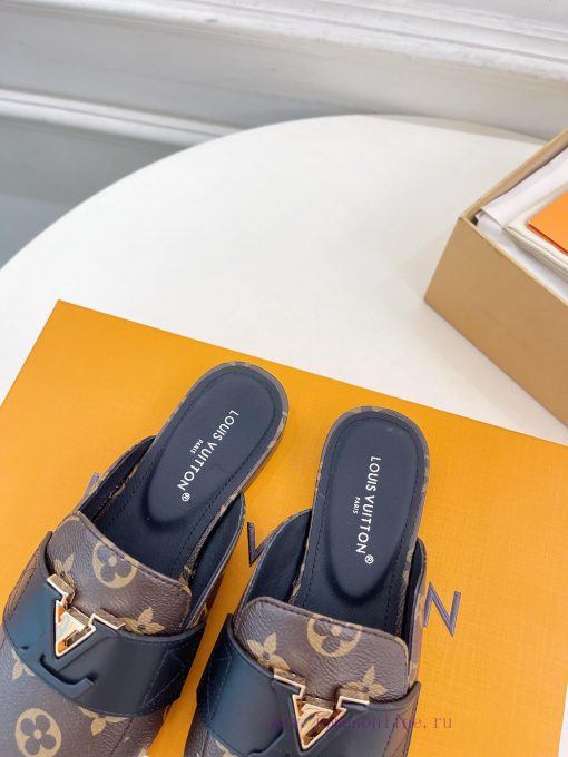 LV 2024 Early Autumn New Top Edition, featuring LV CAPRI flat bottomed open heel loafers and8wzhrnc4 - Image 9