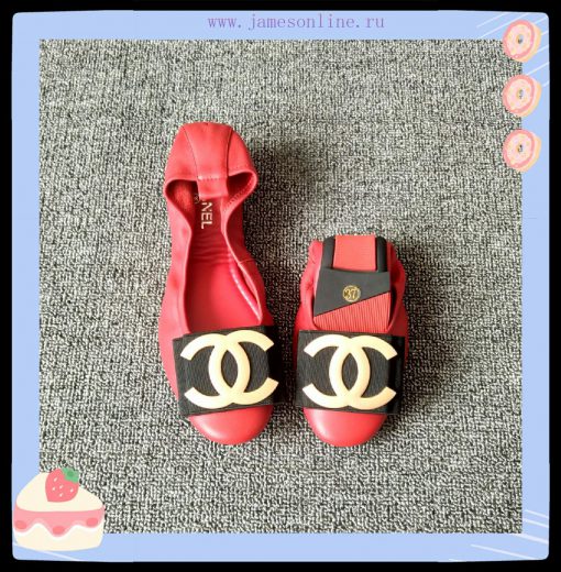 p. Classic Chanel Chicken rolls shoes, dance shoes made of imported sheep leather+sheep leat6wj06s8m - Image 3