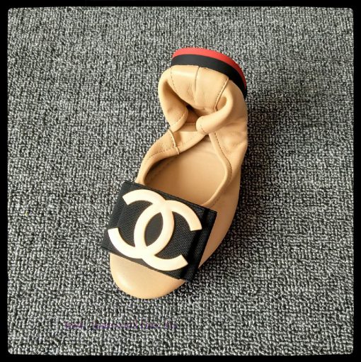 p. Classic Chanel Chicken rolls shoes, dance shoes made of imported sheep leather+sheep leatd3bbsam8 - Image 5