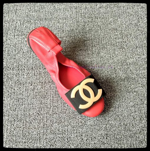 p. Classic Chanel Chicken rolls shoes, dance shoes made of imported sheep leather+sheep leat6wj06s8m - Image 4