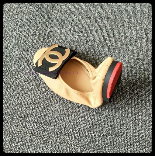 p. Classic Chanel Chicken rolls shoes, dance shoes made of imported sheep leather+sheep leatd3bbsam8 - Image 7