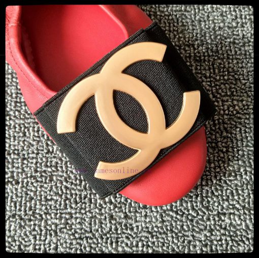 p. Classic Chanel Chicken rolls shoes, dance shoes made of imported sheep leather+sheep leat6wj06s8m - Image 6