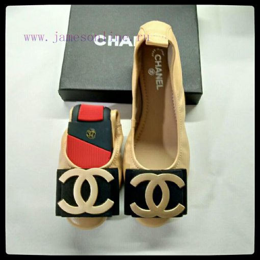 p. Classic Chanel Chicken rolls shoes, dance shoes made of imported sheep leather+sheep leatd3bbsam8 - Image 9