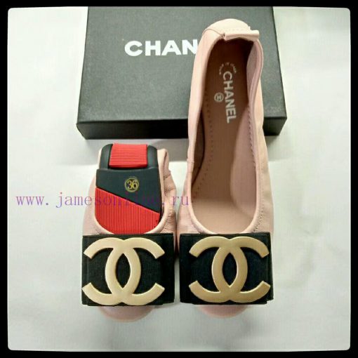 p. Classic Chanel Chicken rolls shoes, dance shoes made of imported sheep leather+sheep leatovbfc7d1 - Image 3