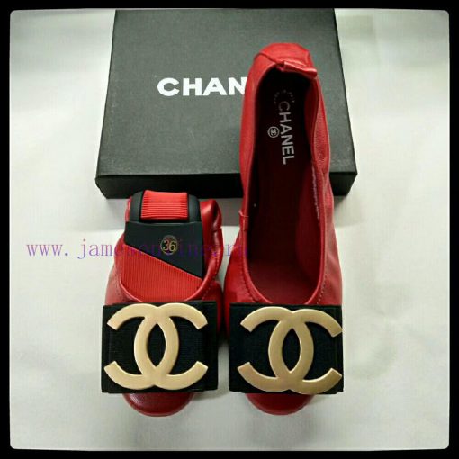 p. Classic Chanel Chicken rolls shoes, dance shoes made of imported sheep leather+sheep leat6wj06s8m - Image 8