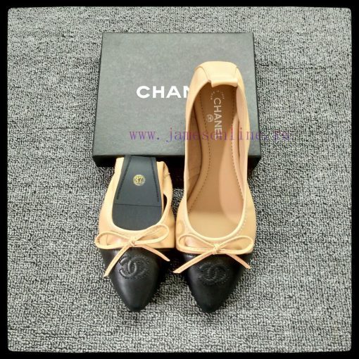 p. Classic Chanel Chicken rolls shoes, dancing shoes, with imported sheepskin+sheepskin lini635fb6a9 - Image 3