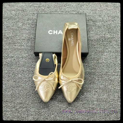 p. Classic Chanel Chicken rolls shoes, dancing shoes, with imported sheepskin+sheepskin linirqcrevsb - Image 3