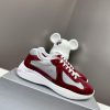 Prada Top Edition SneakersImported fly woven fabric with stitched patent leather on the uppev8jgwqj7
