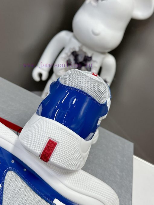 Prada Top Edition SneakersImported fly woven fabric with stitched patent leather on the uppevgg7lo97 - Image 10