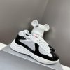 Prada Top Edition SneakersImported fly woven fabric with stitched patent leather on the uppe2324y7ab