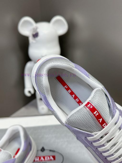 Prada Top Edition SneakersImported fly woven fabric with stitched patent leather on the uppe3zzi33km - Image 10