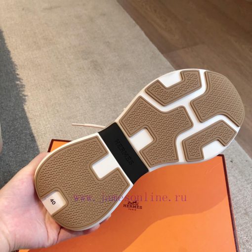 Men's 20Hermes Home 24ss Autumn and Winter New Product Classic Dad Shoes with British color 331zksxx - Image 10