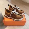 Men's 20Hermes Home 24ss Autumn and Winter New Product Classic Dad Shoes with British color qgdnc1qw