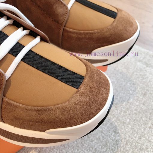 Men's 20Hermes Home 24ss Autumn and Winter New Product Classic Dad Shoes with British color qgdnc1qw - Image 5