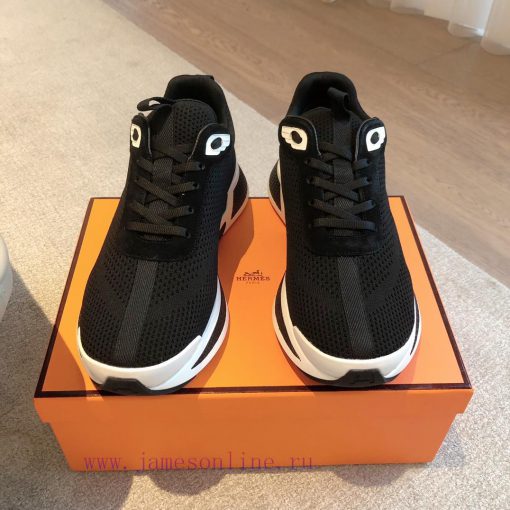 Men's 20Hermes Home 24ss Autumn and Winter New Product Classic Dad Shoes with British color rvryerft - Image 3