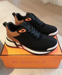 Men's 20Hermes Home 24ss Autumn and Winter New Product Classic Dad Shoes with British color 12wujj5m