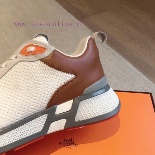 Men's 20Hermes Home 24ss Autumn and Winter New Product Classic Dad Shoes with British color uaut05er - Image 6
