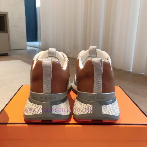 Men's 20Hermes Home 24ss Autumn and Winter New Product Classic Dad Shoes with British color uaut05er - Image 7