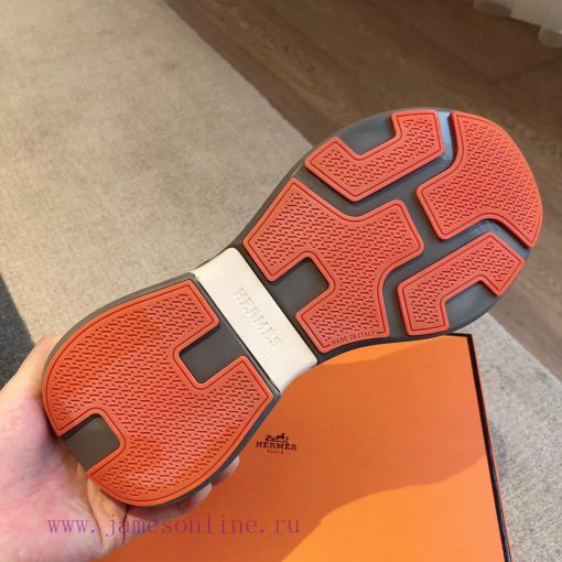 Men's 20Hermes Home 24ss Autumn and Winter New Product Classic Dad Shoes with British color uaut05er - Image 10