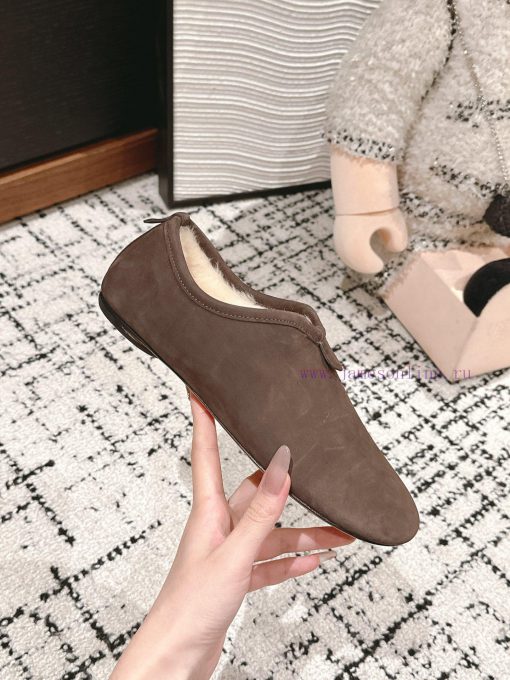 𝐋𝐨𝐫𝐨𝐏𝐢𝐚𝐧𝐚 Top of the line Nuoyou Ya new flat shoes, one foot flat shoes focus on soft and cow7mdocxb - Image 6