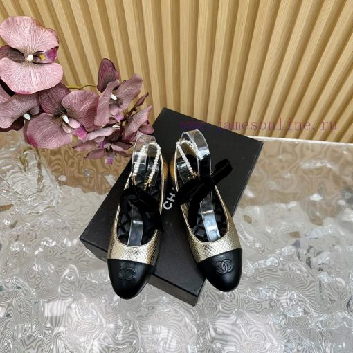𝐂𝐇𝐀𝐍𝐄𝐋 | Chanel pearl chain paired with bow Mary Jane single shoes————————————High qualityTh33djt2yk - Image 4