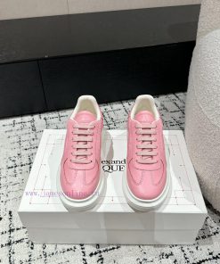 Top tierAIexanderMcQueen 24/Latest Couple Thick Bottom Casual White ShoesOriginal developmen4lspknzd