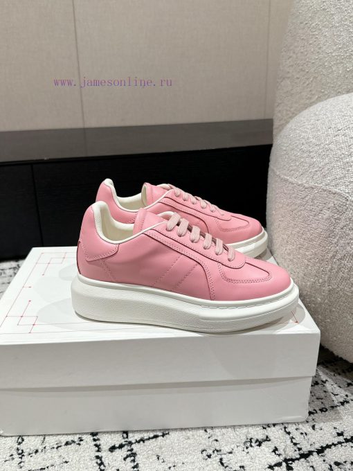 Top tierAIexanderMcQueen 24/Latest Couple Thick Bottom Casual White ShoesOriginal developmen4lspknzd - Image 3
