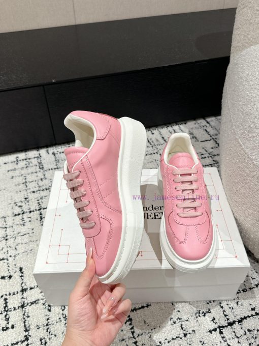 Top tierAIexanderMcQueen 24/Latest Couple Thick Bottom Casual White ShoesOriginal developmen4lspknzd - Image 5