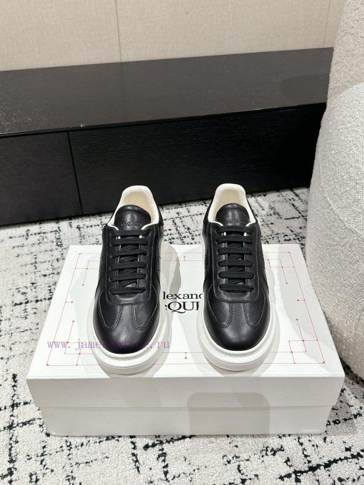 Top tierAIexanderMcQueen 24/Latest Couple Thick Bottom Casual White ShoesOriginal developmenu26vih4l - Image 3