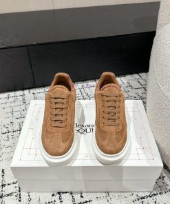 Top tierAIexanderMcQueen 24/Latest Couple Thick Bottom Casual White ShoesOriginal developmenwfu4g0gm